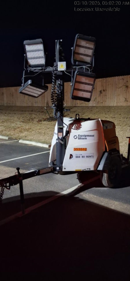 2023 Generac MLT2 Diesel, Flex Switch 120V Input, Powerzone Controller, (4) 320W LED Lights, 4kW Generator, 39.9 Gal Fuel Tank, 2" Ball, T3