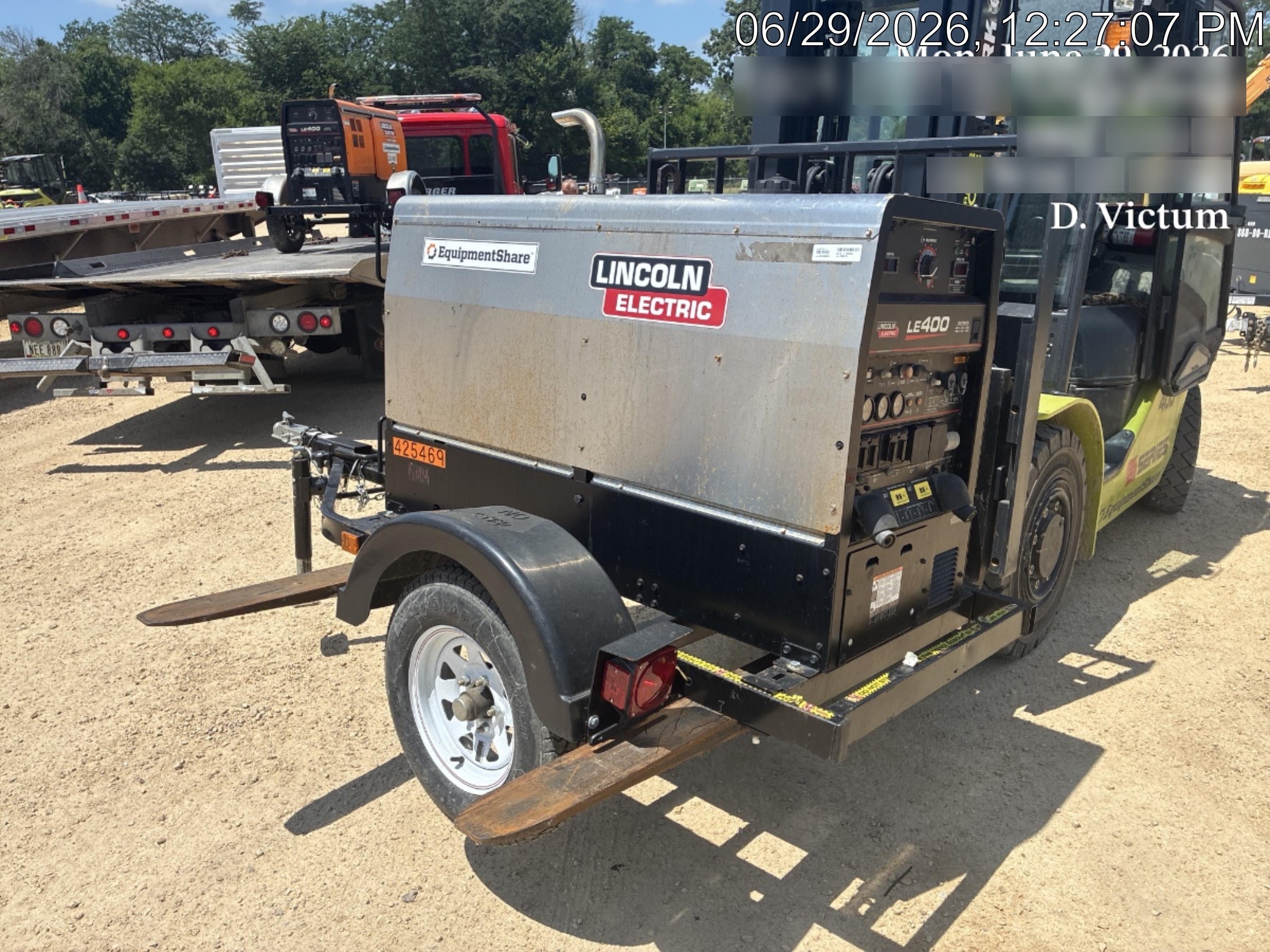 2024 Lincoln Electric LE400 Kubota V1505, Trlr, Cable Rack, Light Kit, ES Decals, T3