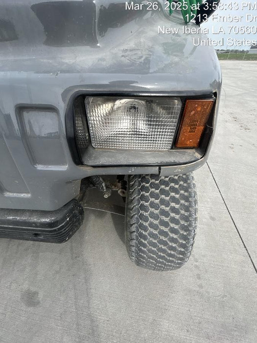 2022 Club Car CA100E Canopy, Fold down Windshield, Beacon, Back up Alarm, All-Trail Trials, HD 8 V Batteries, Trailer Hitch and Ball