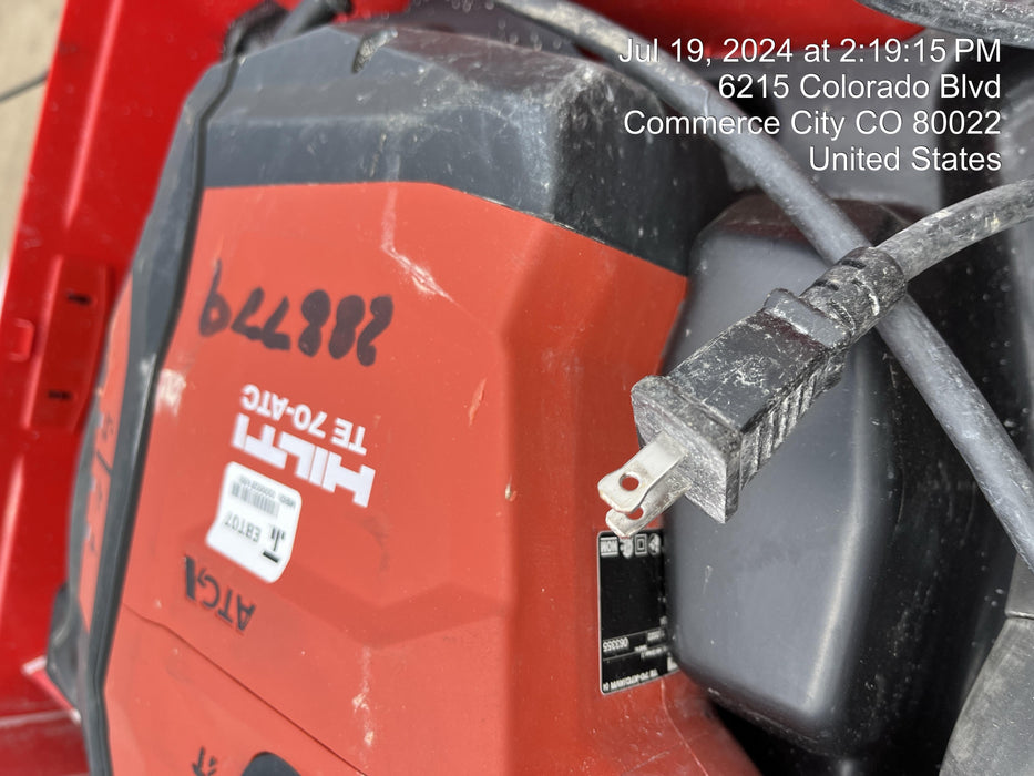 2023 HILTI TE 70-ATC/AVR