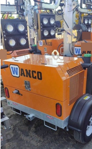 2023 Wanco WLTT-4MM4K Diesel, Deep Sea Controller, Shore Power Plug, Auto Start, (4) 350W LED Floodlights, 4kW Generator, 60 Gal Fuel Tank, 2" Ball, T3