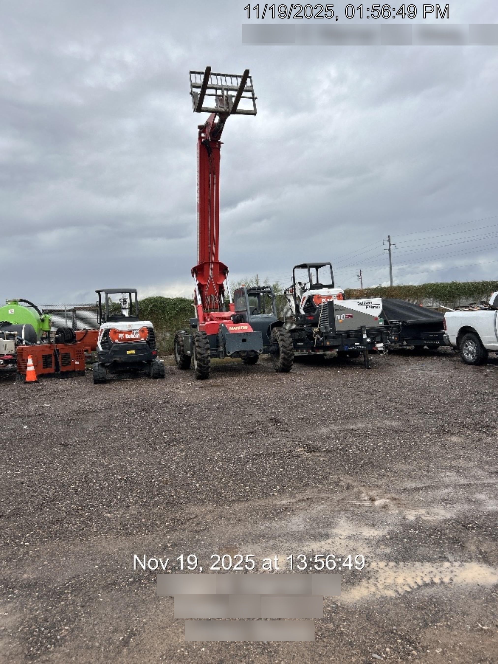 2019 Manitou MTA8044 MTA 8044 - 74 HP T4, Canopy, Worklights/Strobe, Beacon, 66" Carriage, 48" Forks, Solid Tires, Lift Hook, Aux Hydraulics