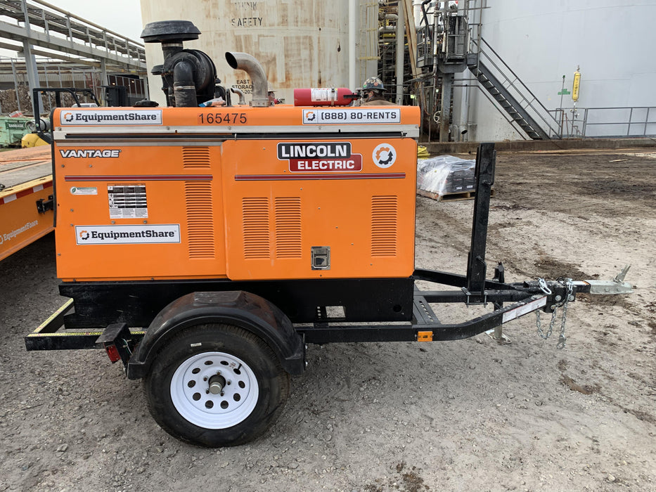 2021 Lincoln Electric Vantage 549X Ready Pak 3, ORANGE (includes trailer, cable rack, fender light kit)