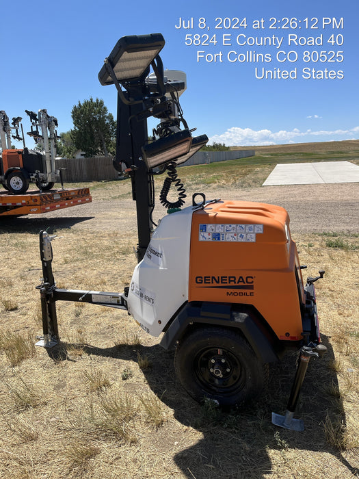 2023 Generac MLT2 Diesel, Flex Switch 120V Input, Powerzone Controller, 
(4) 320W LED Lights, 4kW Generator, 39.9 Gal Fuel Tank, 2" Ball, T3