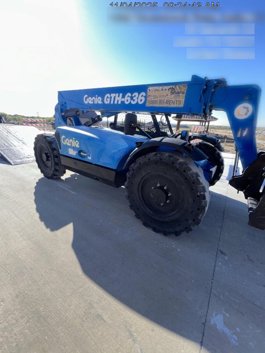 2017 Genie GTH-636 Genie GTH636 Telehandler, 48" Carriage, Solid Tires