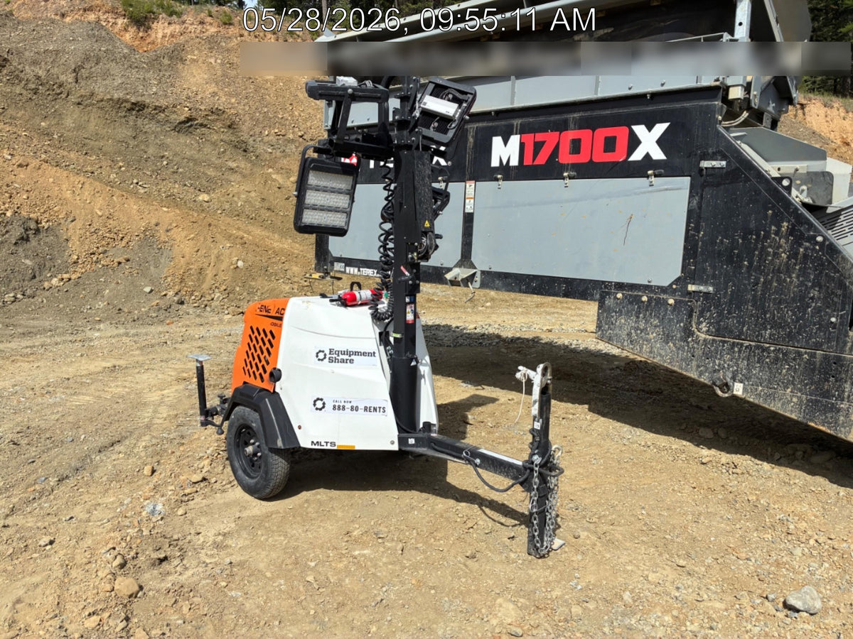 2023 Generac MLT2 Diesel, Flex Switch 120V Input, Powerzone Controller, 
(4) 320W LED Lights, 4kW Generator, 39.9 Gal Fuel Tank, 2" Ball, T3