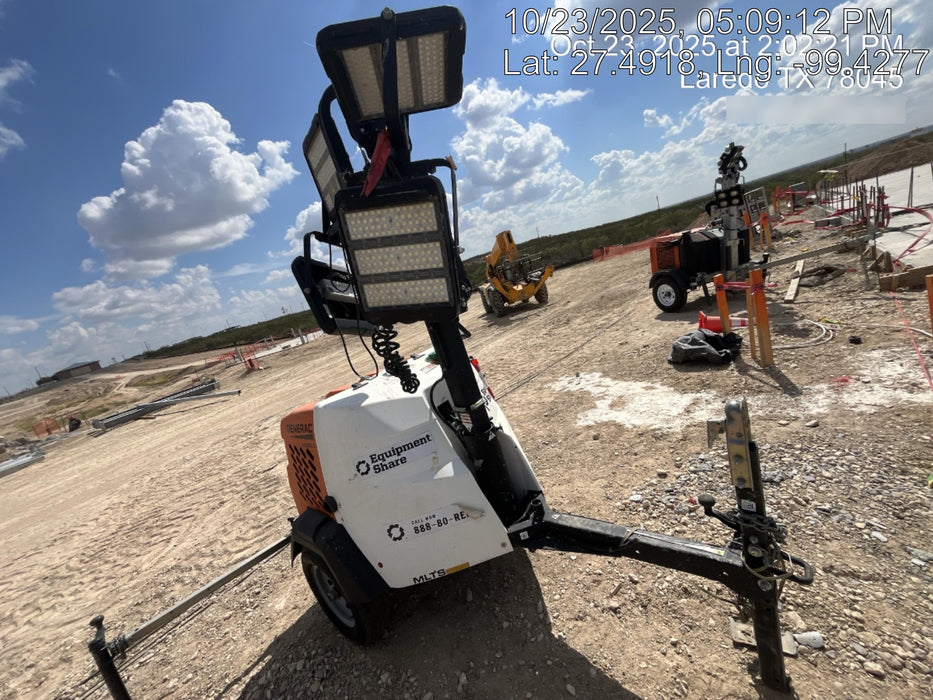 2024 Generac MLT2 Diesel, Flex Switch 120V Input, Powerzone Controller, 
(4) 320W LED Lights, 4kW Generator, 39.9 Gal Fuel Tank, 2" Ball, T3