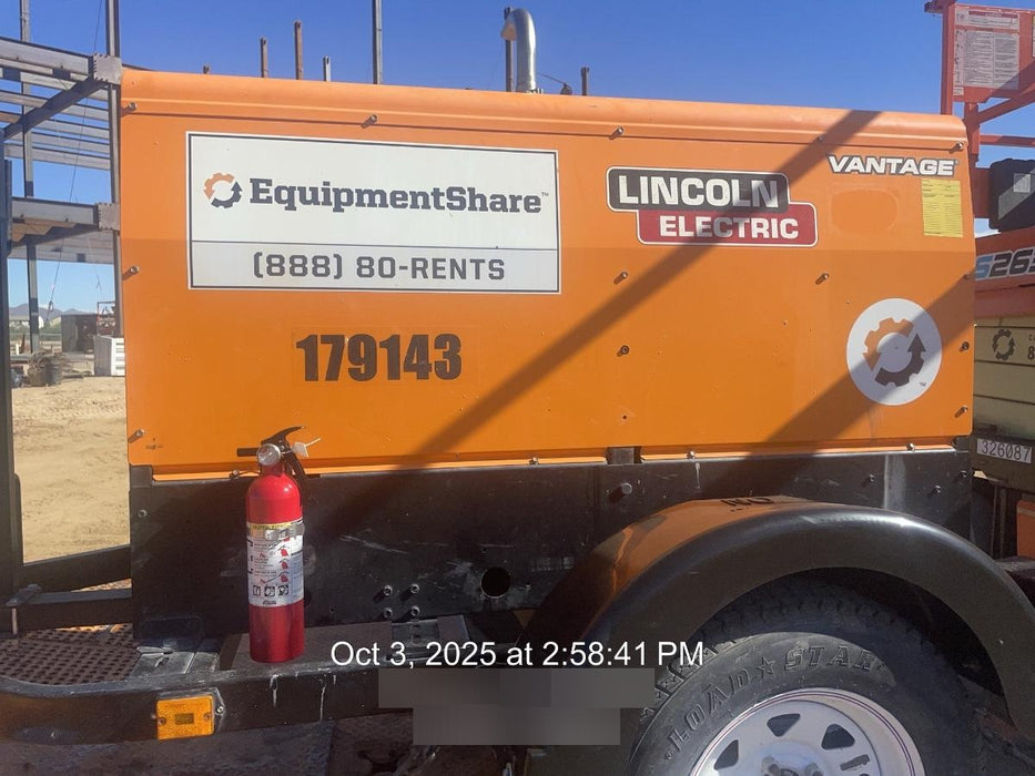 2022 Lincoln Electric LE400 Kubota V1505, Trlr, Cable Rack, Light Kit, ES Decals, T3