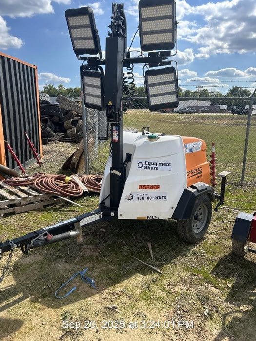 2023 Generac MLT2 Diesel, Flex Switch 120V Input, Powerzone Controller, (4) 320W LED Lights, 4kW Generator, 39.9 Gal Fuel Tank, 2" Ball, T3