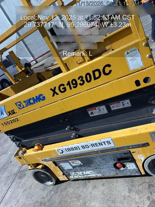 2021 XCMG XG1930DC