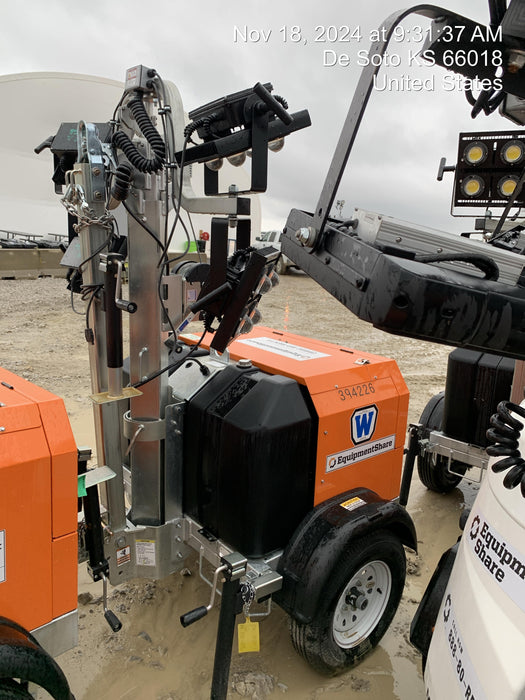 2024 Wanco WLTT-4MM4K Diesel, Deep Sea Controller, Shore Power Plug, Auto Start, (4) 350W LED Floodlights, 4kW Generator, 60 Gal Fuel Tank, 2" Ball, T3