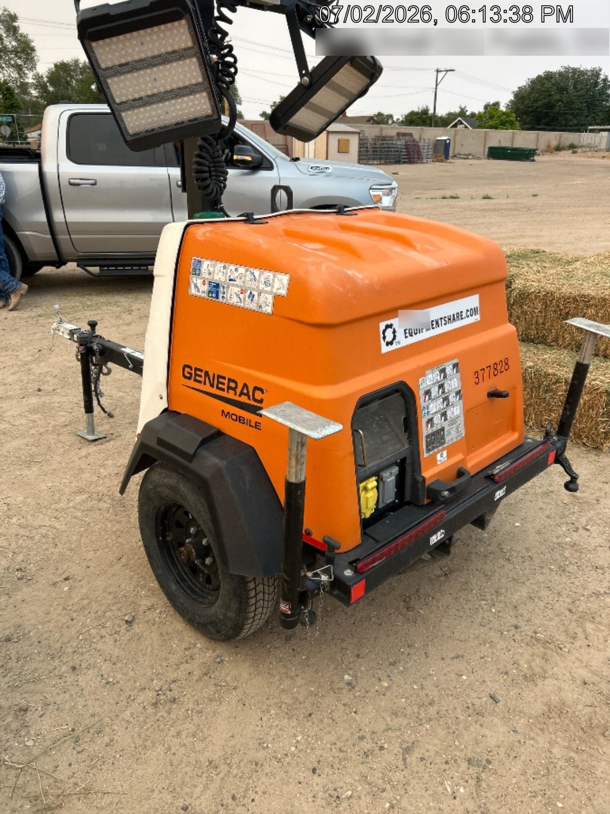 2023 Generac MLT2 Diesel, Flex Switch 120V Input, Powerzone Controller, 
(4) 320W LED Lights, 4kW Generator, 39.9 Gal Fuel Tank, 2" Ball, T3