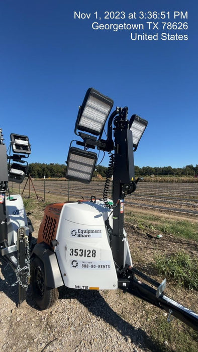 2023 Generac MLT2 Diesel, Flex Switch 120V Input, Powerzone Controller, (4) 320W LED Lights, 4kW Generator, 39.9 Gal Fuel Tank, 2" Ball, T3