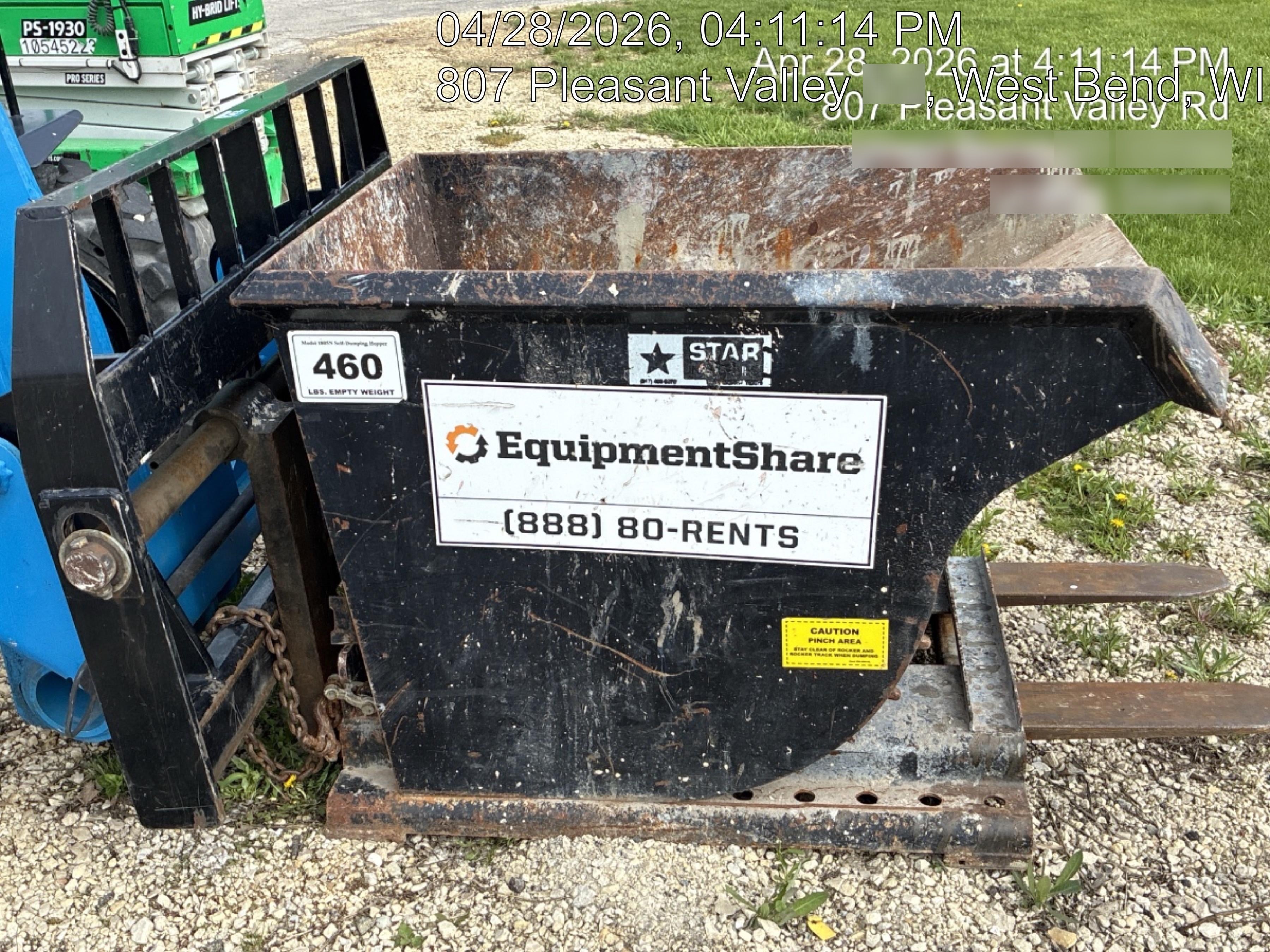 2020 STAR INDUSTRIES 1805N Hopper