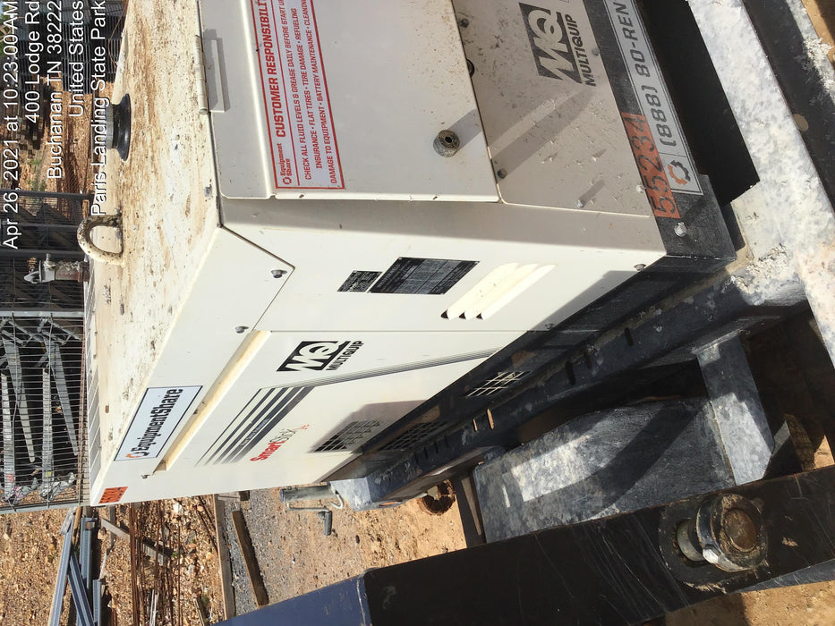 2019 Multiquip DLW400ESA4 Dual Pack, Trailer Mounted