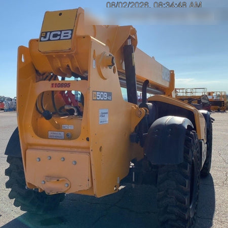 2020 JCB 509-42 Canopy, Solid Tires, Work Lights, Beacon, Aux Hydraulics, Back up Alarm, Lifting Eye, ES Decals