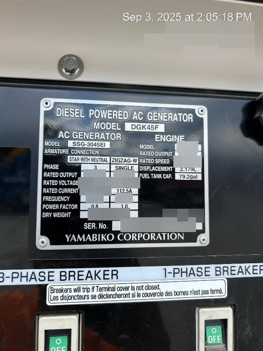 2022 SHINDAIWA DGK45F