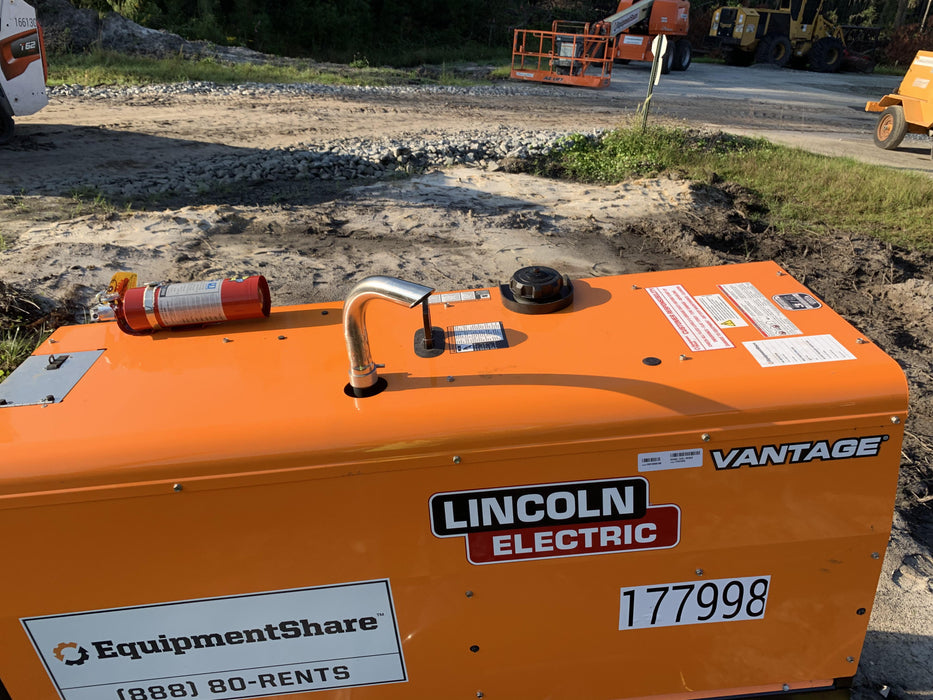 2021 Lincoln Electric Vantage 322 Vantage 322 Ready Pak 3 w/ Decals, ORANGE (includes trailer, cable rack, fender light kit) NO Telematics