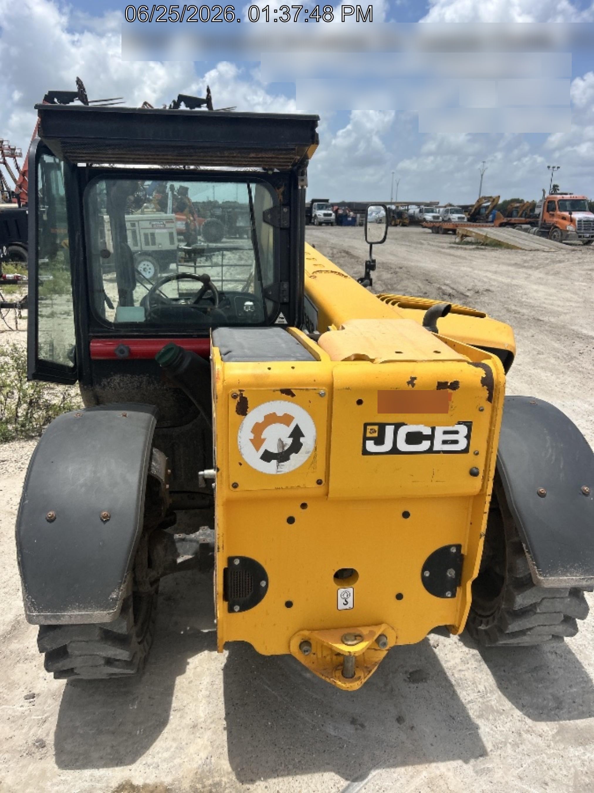 2020 JCB 505-20TC Cab/Heat/Air, Solid Tires, Work Lights, Beacon, Aux Hydraulics, Back up Alarm, ES Decals
