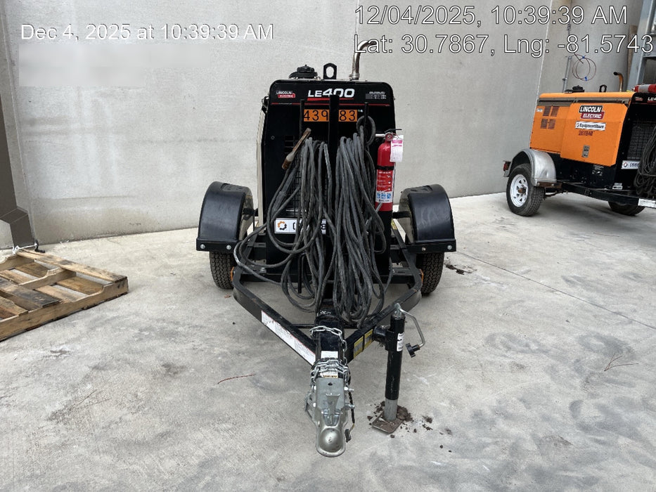 2024 Lincoln Electric LE400 Kubota V1505, Trlr, Cable Rack, Light Kit, ES Decals, T3