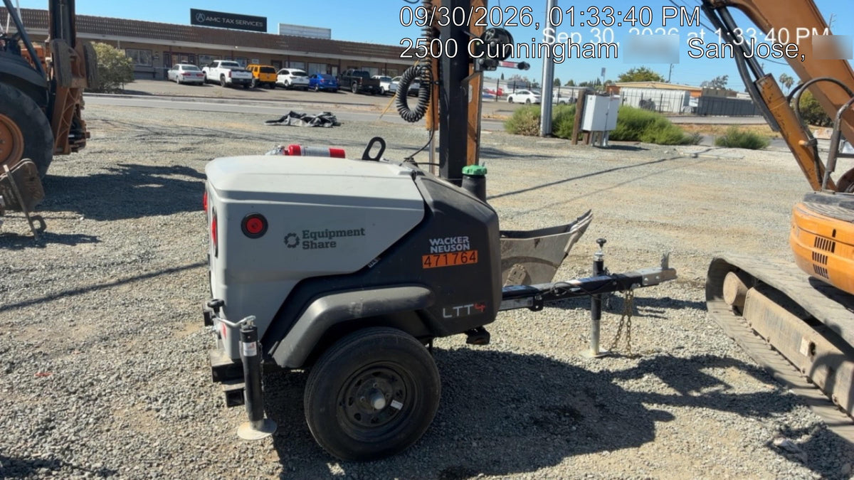 2024 Wacker Neuson LTT4 Diesel, Kohler KDW702, Deep Sea Controller, Auto Start, LED 320W, Bypass Outlet, T3