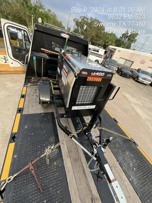 2024 Lincoln Electric LE400 Kubota V1505, Trlr, Cable Rack, Light Kit, ES Decals, T3