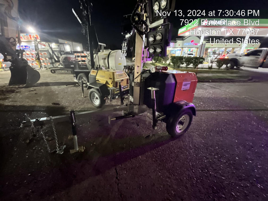 2024 Wanco WLTT-4MM4K Diesel, Deep Sea Controller, Shore Power Plug, Auto Start, (4) 350W LED Floodlights, 4kW Generator, 60 Gal Fuel Tank, 2" Ball, T3