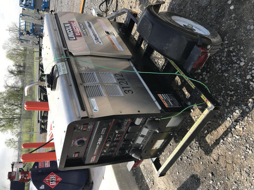 2019 Lincoln Electric Vantage 322 Welder Ready-Pak 3, Two wheel trailer, Fender and Light kit, Cable Rack