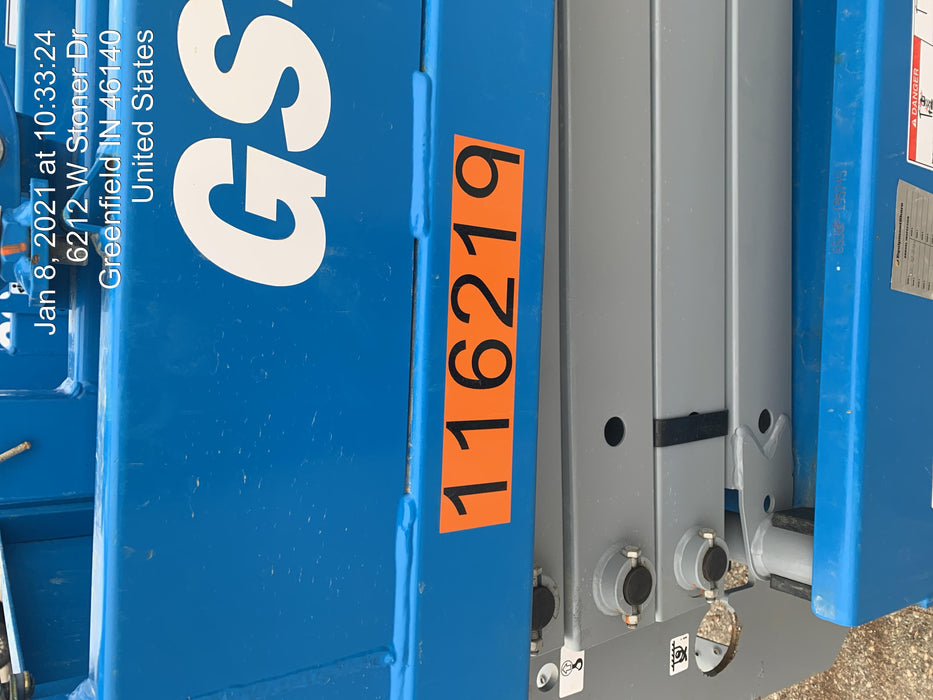 2020 Genie GS-1930 Solid Non Marking Tires, Beacon, Folding rails with half height swing gate