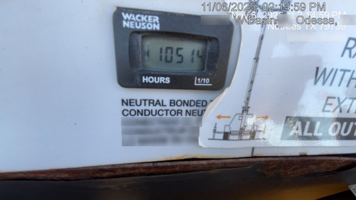 Wacker Neuson LTV6K-MH Wacker Neuson LTV6K Towable Light Tower