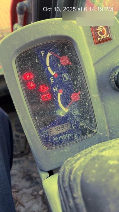 2019 Kubota SVL75-2 Cab/Heat/Air, Standard Tracks, Standard Flow, Hydraulic QC 68" HD Bucket w/ Smooth cutting edge