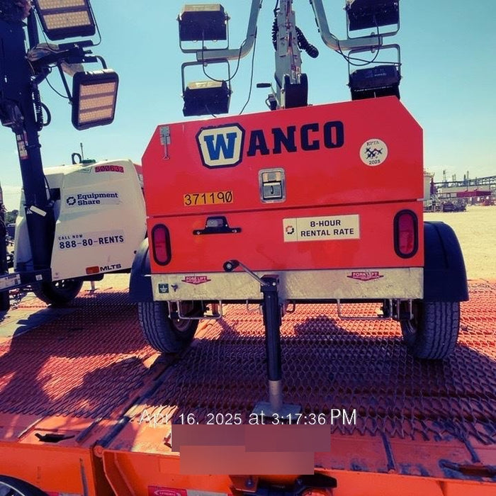 2023 Wanco WLTT-4MM4K Diesel, Deep Sea Controller, Shore Power Plug, Auto Start, (4) 350W LED Floodlights, 4kW Generator, 60 Gal Fuel Tank, 2" Ball, T3