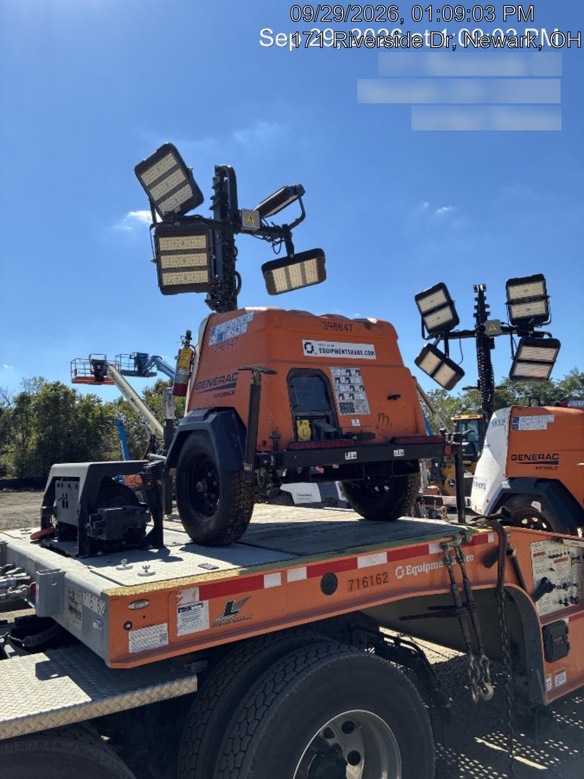 2024 Generac MLT2 Diesel, Flex Switch 120V Input, Powerzone Controller, 
(4) 320W LED Lights, 4kW Generator, 39.9 Gal Fuel Tank, 2" Ball, T3