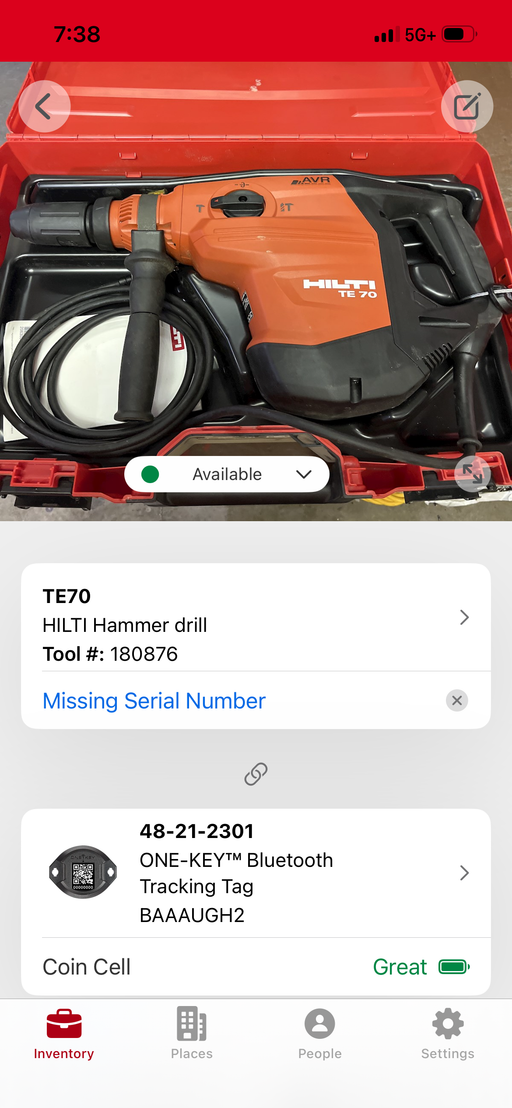 2021 HILTI TE 70-AVR