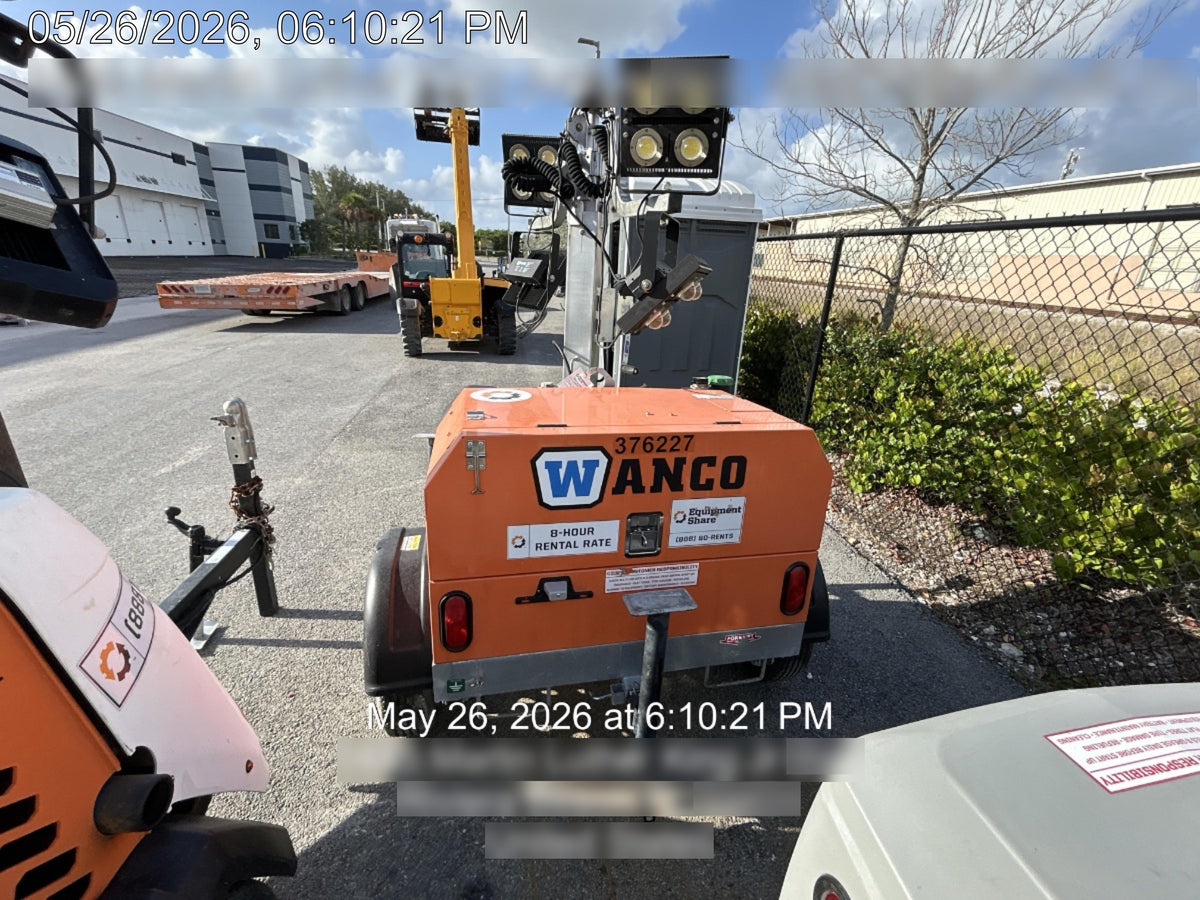 2023 Wanco WLTT-4MM4K Diesel, Deep Sea Controller, Shore Power Plug, Auto Start, (4) 350W LED Floodlights, 4kW Generator, 60 Gal Fuel Tank, 2" Ball, T3