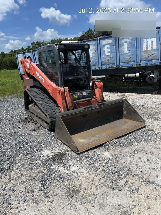 2019 Kubota SVL95-2S Cab/Heat/Air, Standard Tracks, Standard Flow, Hydraulic QC 80" HD Tooth Bucket
