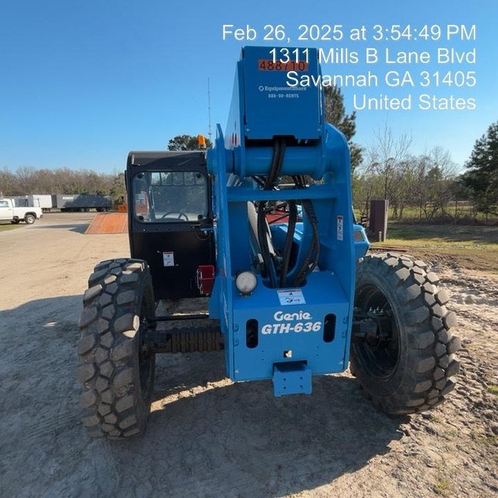 2025 Genie GTH-636 74Hp Dsl, Canopy, FF Tires, LED WL, Bcn, L Hook, T3 + Access Control,