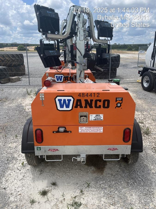 2024 Wanco WLTT-4MM4K Diesel, Mitsubishi L2E, 9.0HP @1800 rpm, Deep Sea Controller, Shore Power Plug, Auto Start, (4) 350W LED Floodlights, 4kW Generator, 60 Gal Fuel Tank, 2" Ball, T3