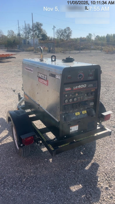 2024 Lincoln Electric LE400 Kubota V1505, Trlr, Cable Rack, Light Kit, ES Decals, T3