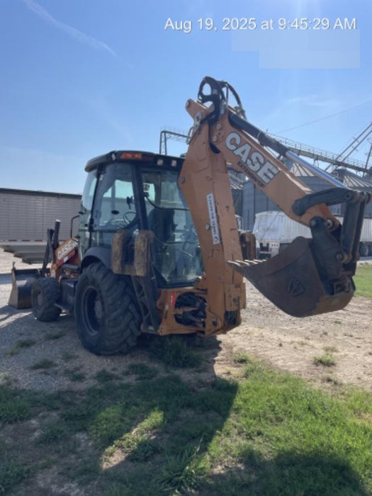 2020 Case 580N EP - Extendable Backhoe Cab/Heat/Air, 4WD, Extendable Stick, Pilot Controls, 2 Way Hydraulics, Ride Control, TAG Manual QC