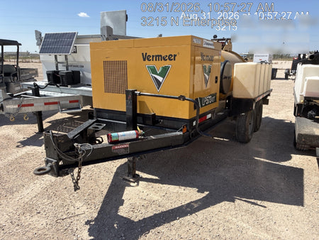 2020 Vac-Tron LP573XDT Tier 4 Kohler Diesel Engine, 500 Gallon Debris Tank w/ Hydraulic Tilt, two (2) 100 Gallon Water Tanks, Low Profile Torsion Axles (12,000 GVWR), Manual Jack Trailer