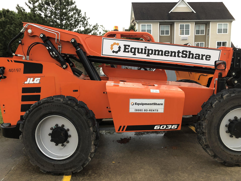 2019 Skytrak 6036 Canopy, Solid Tires, LED Work Lights, Beacon 50" Carriage, 48" Pallet Forks