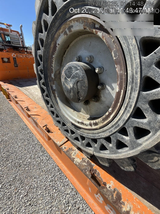 2020 Manitou MTA12055SER3 Cab/Heat/Air, Solid Tires, Amber Strobe, Lift Hook w/66" Carriage, 60" Forks