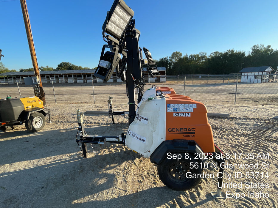 2023 Generac MLT2 Diesel, Flex Switch 120V Input, Powerzone Controller, (4) 320W LED Lights, 4kW Generator, 39.9 Gal Fuel Tank, 2" Ball, T3
