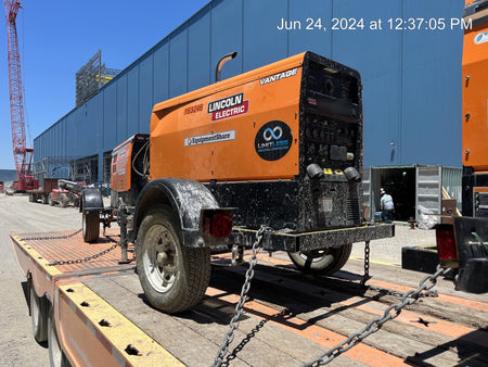 2021 Lincoln Electric Vantage 322 Vantage 322 Ready Pak 3 w/ Decals, ORANGE (includes trailer, cable rack, fender light kit) NO Telematics