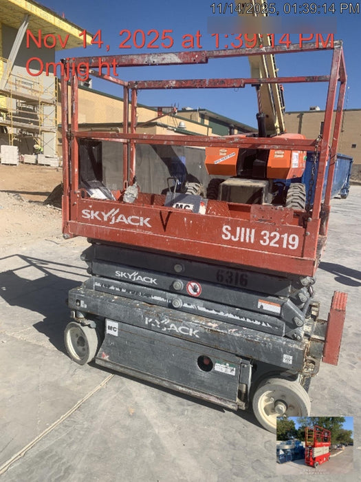 2017 Skyjack SJIII-3219 Skyjack SJ3219 w/Trojan Battery Set, Extended Warranty 5yr/5k hr