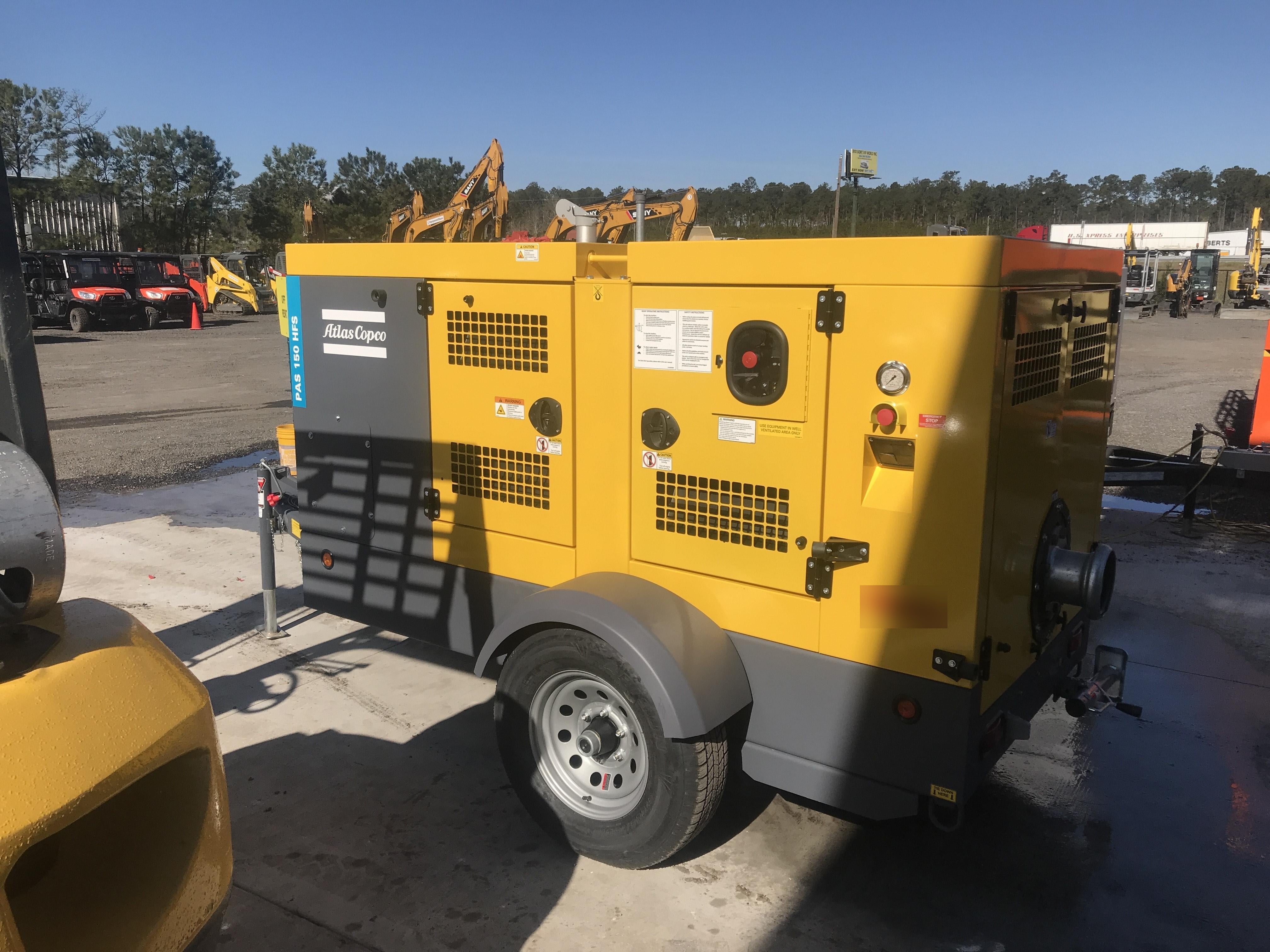 2020 ATLAS COPCO PAS 150 HF CS Enclosed