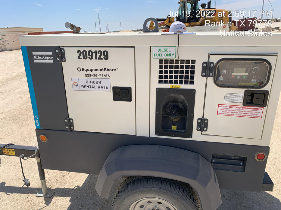 2022 ATLAS COPCO QAS25 CWK