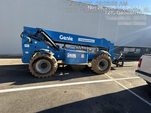 2018 Genie GTH-1056 Genie GTH-1056 w/ROPS, Work Lights, Solid Tires, RH Cab Mesh, Beacon, 60" Carriage and Forks