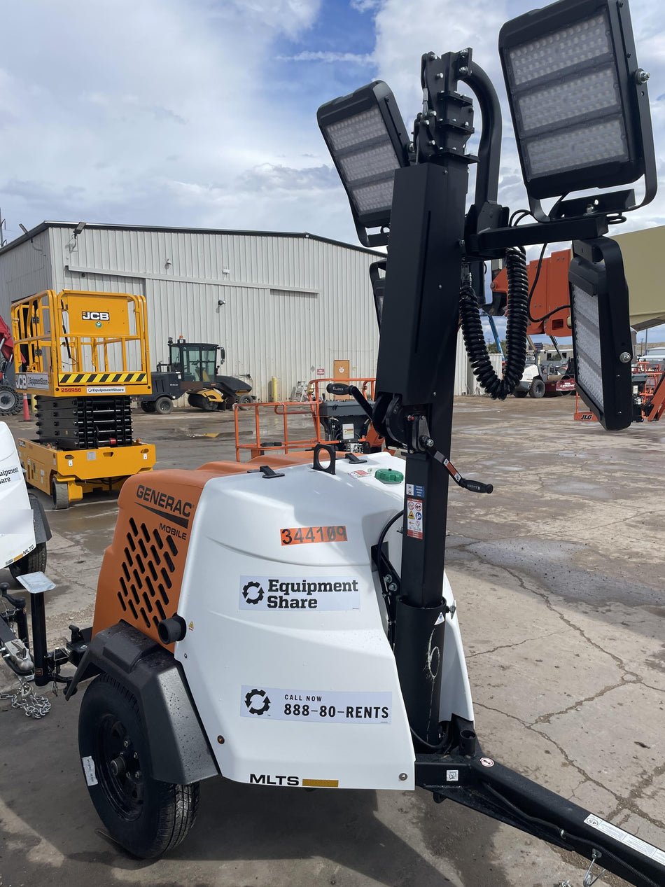 2023 Generac MLT2 Diesel, Flex Switch 120V Input, Powerzone Controller, (4) 320W LED Lights, 4kW Generator, 39.9 Gal Fuel Tank, 2" Ball, T3